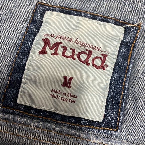 Mudd womens juniors blue jean denim jacket medium - Picture 3 of 5